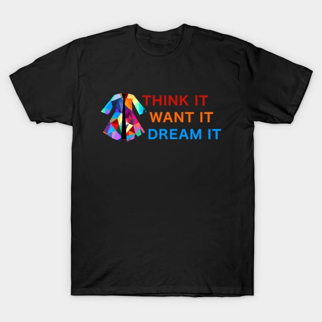 Joseph and the Amazing Technicolor Dreamcoat T-Shirt by m&a designs